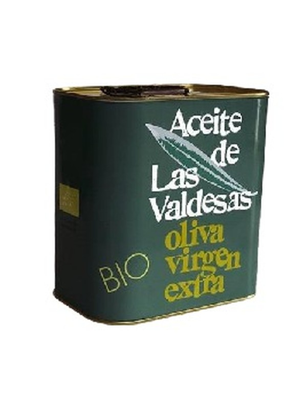 Lata de 2,5 litros de aceite de oliva virgen extra ecológico