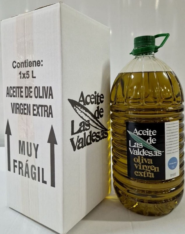 Caja de 1 garrafa de 5L de aceite de oliva virgen extra