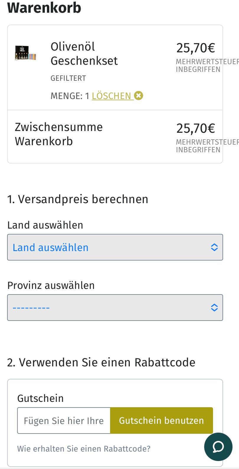 Rabattcoupon hinzufügen