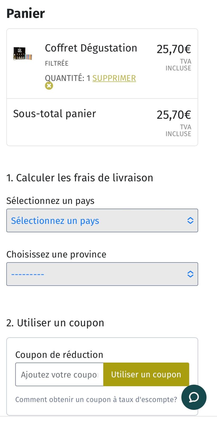 Ajouter un coupon de réduction