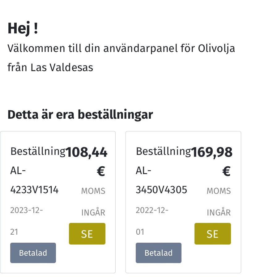 Orderdetaljer